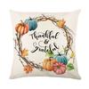 Autumn Fall Pumpkin Cushion Cover for Sofa Throw Pillow Cover Holiday Flax  Pillow Case Home Decoration Thanksgiving Day