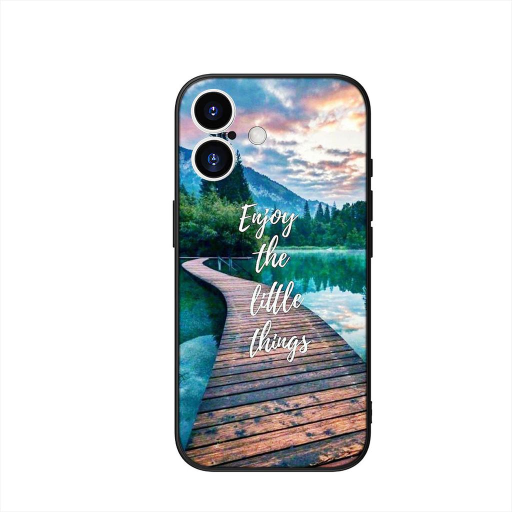 Phone Cover for Apple iPhone 17 16 15 11 Pro XS Max XR 6 7 8 Plus + SE 2020 5 16E Case Mountain Sea Beach Travel Ocean Casing