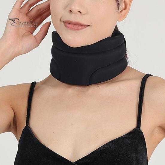 Шейный бандаж Шейный воротник Регулируемая подушка для шеи Предотвращает храп Улучшает качество сна Портативная дышащая поддержка шеи для облегчения боли в шее Сон