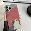 Милый комический кот, мягкий гофрированный прозрачный чехол для телефона для iPhone 17 15 16 11 12 13 14 Pro Max Plus Pro
