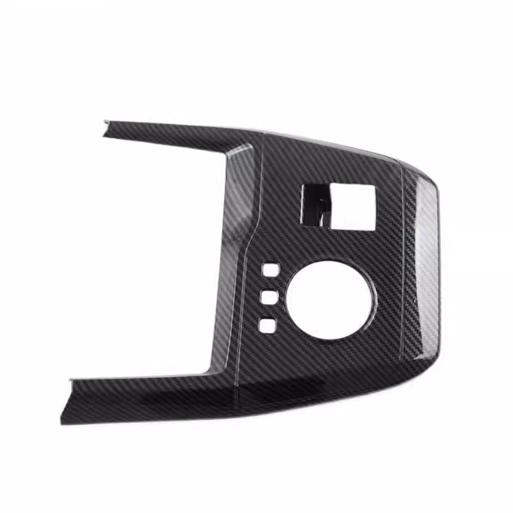 1PC Carbon Fiber Car Center Console Cover Trim Gear ShiftsPanel Frame Sticker for MG4 EV Mulan F19A 2023
