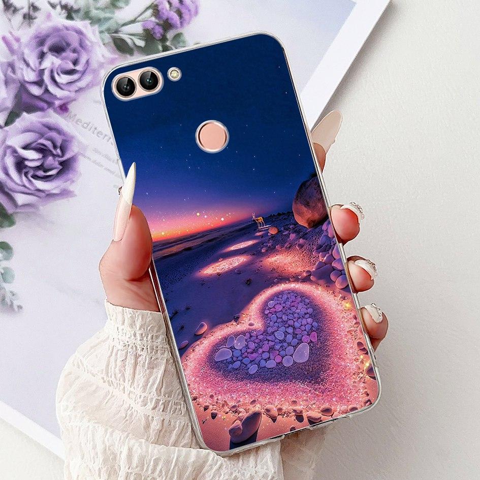For Huawei P Smart 2018 Case Popular Butterfly Soft Silicone TPU Phone Back Cover For Huawei PSmart FIG-LX1 FIG-LX2 FIG-LX3 Case