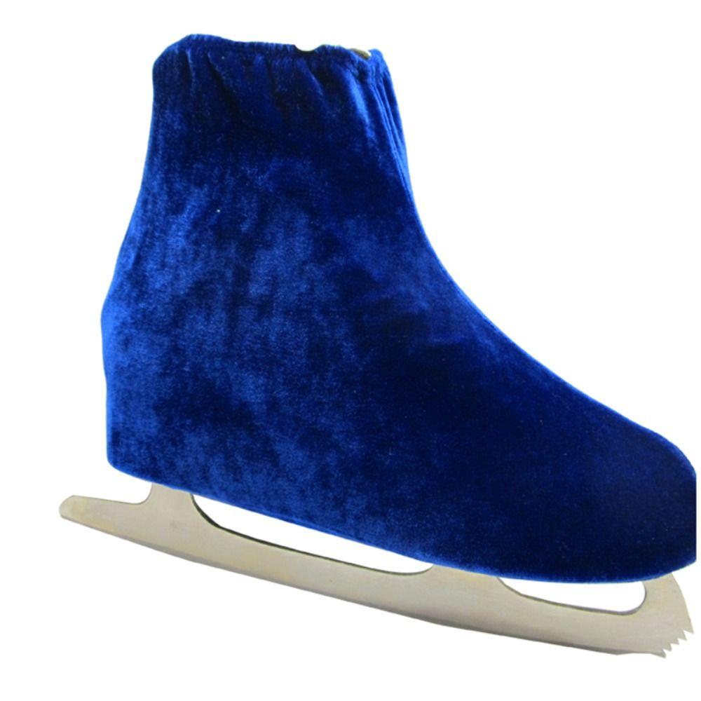 Чехол для обуви для катания на коньках из бархатной фланелиты, анти-тримминговый, защита для ботинок для катания на коньках
