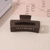 8.5CM x 10.5CM Rectangular Matte PS Hair Clip - Simple Shark Hair Accessory