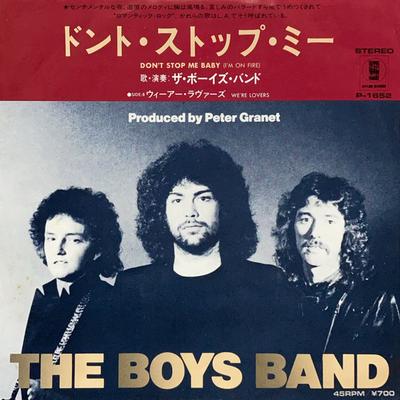 7-дюймовая пластинка BOYS BAND Please Dont Stop Me Baby Im On F P1652 Asylum Records 1982 Япония Рок Б/у
