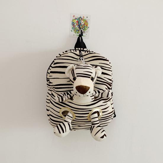 Детская школьная сумка с мультяшной съемной фигуркой животного льва фламинго тигра сумка мягкая плюшевая