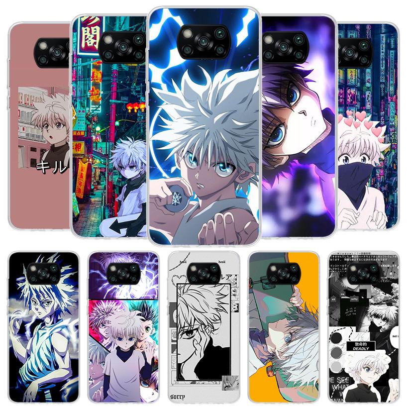 Чехол для телефона Hunter X Killua для Xiaomi Poco F7 Ultra X7 X6 X5 Pro M7 Redmi 15C 15 13C 13 12C 12 10C 10 9A 9C 9T 9 Оболочка Poc