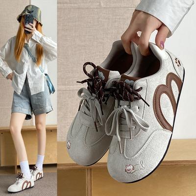 Ins tide Корейская версия новых кроссовок «Форрест Гамп» для женщин, осенняя вышивка, студенческие спортивные дышащие повседневные на толстой подошве
