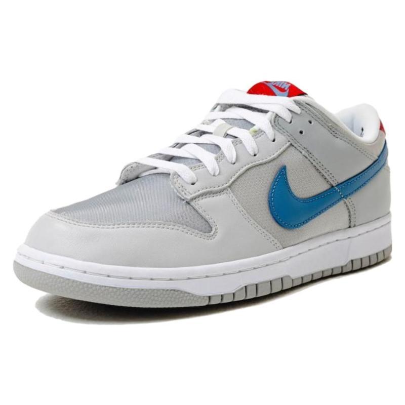 Nike Dunk Low удобные и универсальные низкие кеды для скейтбординга унисекс серебристо-синие HF0391-001
