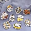 Cartoon Animal Brooch Acrylic High-Quality Versatile Fashionable Pin Clothes Collar Lapel Pin Backpacks Metal Badges Jewelry