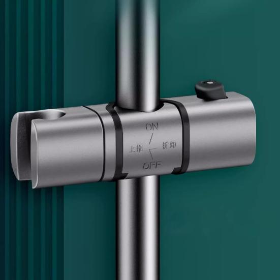 Держатель насадки для душа Регулируемый душ Съемный поворот на 360 градусов Легко устанавливаемый кронштейн Гибкий распылитель для ванной комнаты