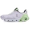On Cloudflyer Comfortable Versatile Durable Breathable Low-Top Running Shoes Women Sneaker White Green 21.99031