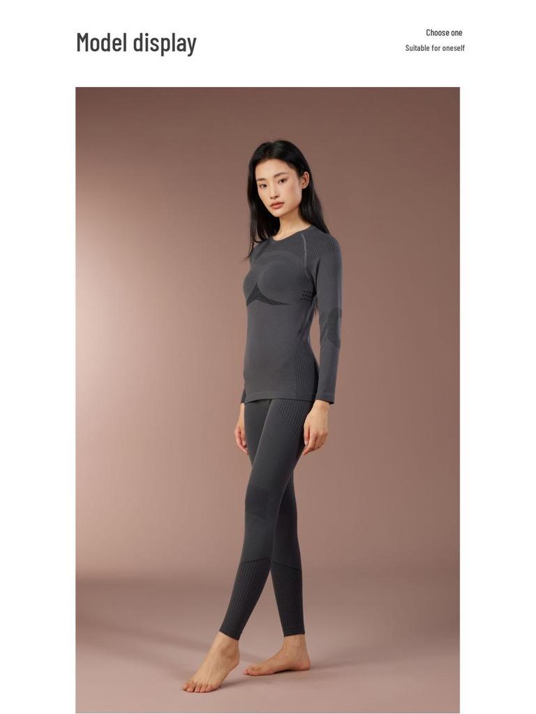 Мужской и женский быстросохнущий горнолыжный костюм: Компрессионный базовый слой для зимних видов спорта