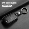 Чехол-футляр для автомобильного ключа для Peugeot 208 2008 308 3008 508 408 Citroen C3 C4 C5 C6 C8 Кожаный Защищенный корпус для автомобильного ключа Замена Оболочка Брелок