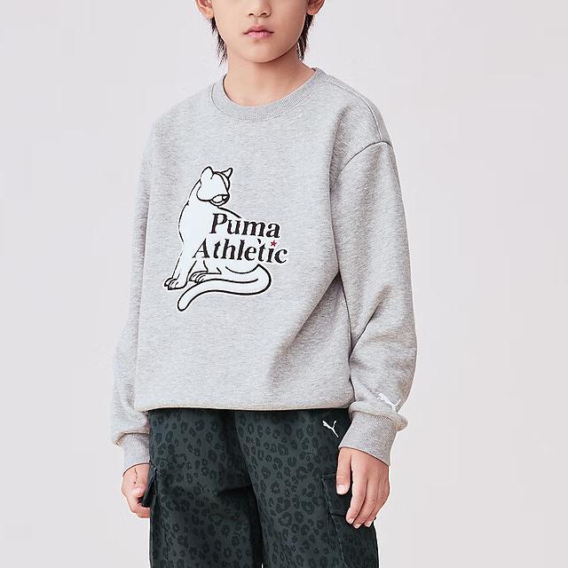 PUMA Kids Sweatshirts Crew Neck Thickened 353425121204-00502