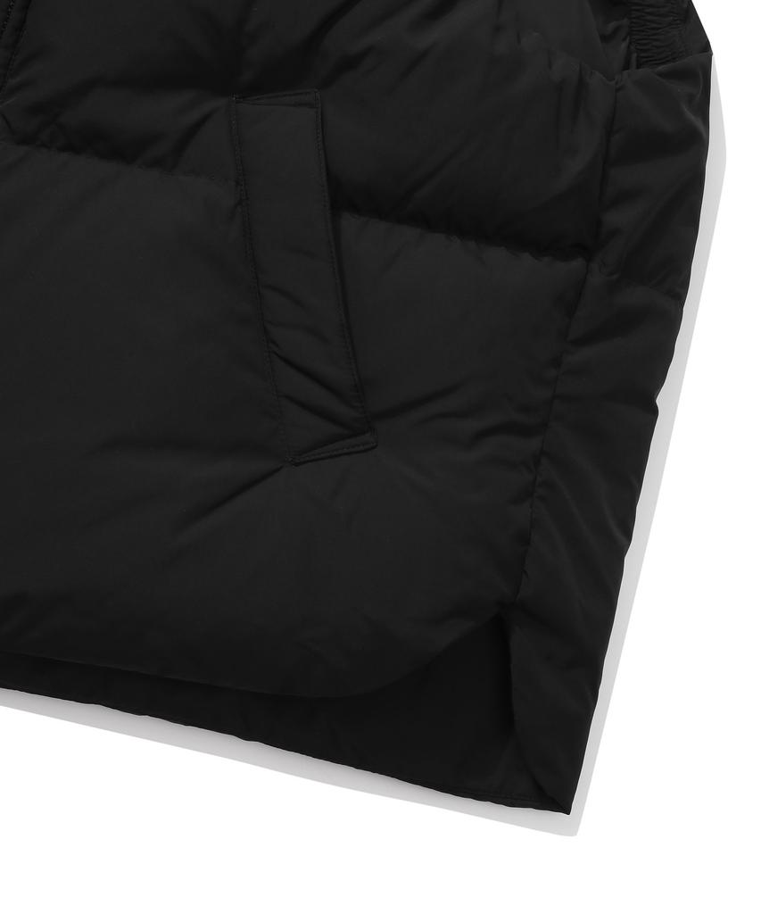 Covernat Rds Civic Cotton Fill Down Vest Black