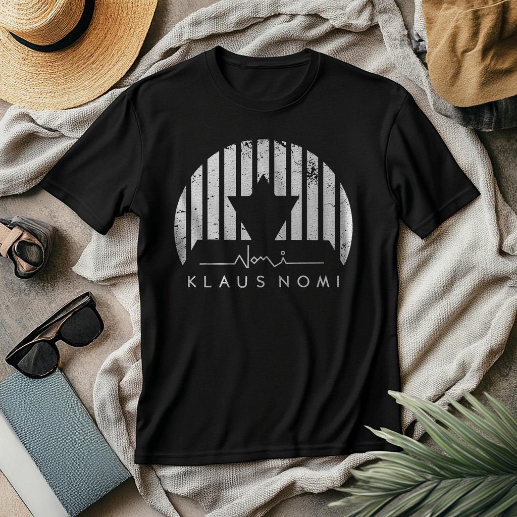 Klaus Nomi T shirt screen print short sleeve shirt cotton