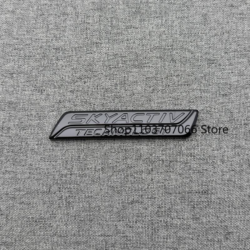 3D ABS Logo For 2014 15 16 Year MAZDA3 AXELA Sedan Hatch back Front Emblem Letters Car Trunk Badge Rear Letter Black accessories k2