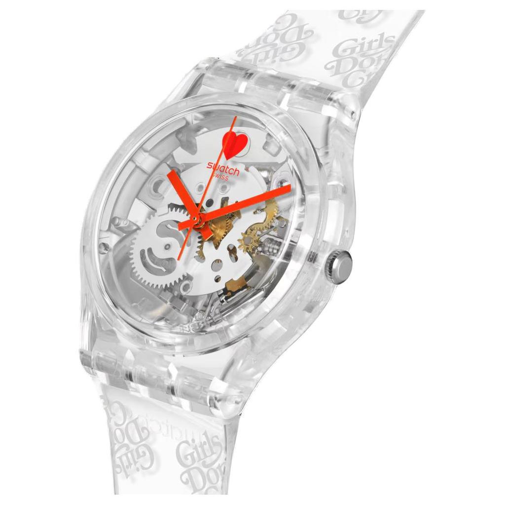 Swatch Унисекс 34-миллиметровые скелетон-часы SO28Z129 SO28Z129
