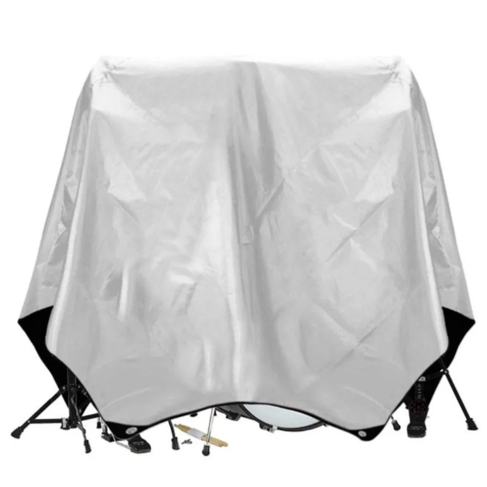 420D Oxford Cloth Waterproof Drum Set Cover for Protection Against Environmental Elements for Various Drum Sizes