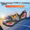 Automotive Interior Ambient Lighting Solar Demon Eyes Car LED Light, USB Wireless Animated Eye Warning Lights for Windshield Dynamic Modes For