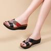 Summer Women Wedge Sandals Premium Orthopedic Open Toe Sandals Vintage Anti-slip Leather Casual Female National Style Shoes