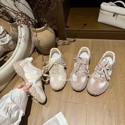 Кожаная обувь Dexun платформа весна 2025 новая мода универсальная повседневная обувь кожаная шнуровка спортивная обувь женская обувь