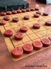 Высококачественный набор для игры в шахматы и китайские шашки из массива дерева с кожаной доской - Портативный палисандр и красная груша для детей и взрослых