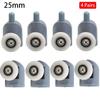 4Pairs Fastener Hardware Shower Door Roller 23mm 25mm Sliding Door Pulley Durable Runner Wheels