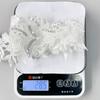 White Mesh Beads Three-Dimensional Flower Barcode Clothing Accessories Wedding Dress Skirt Decorative Lace Accessories
