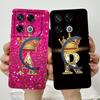 Для Infinix GT 20 Pro Чехол Роскошная Корона Буква Мягкий Силикон Задняя Крышка Для Infinix GT20 Pro GT20Pro Чехол Infinix X6871 Чехлы