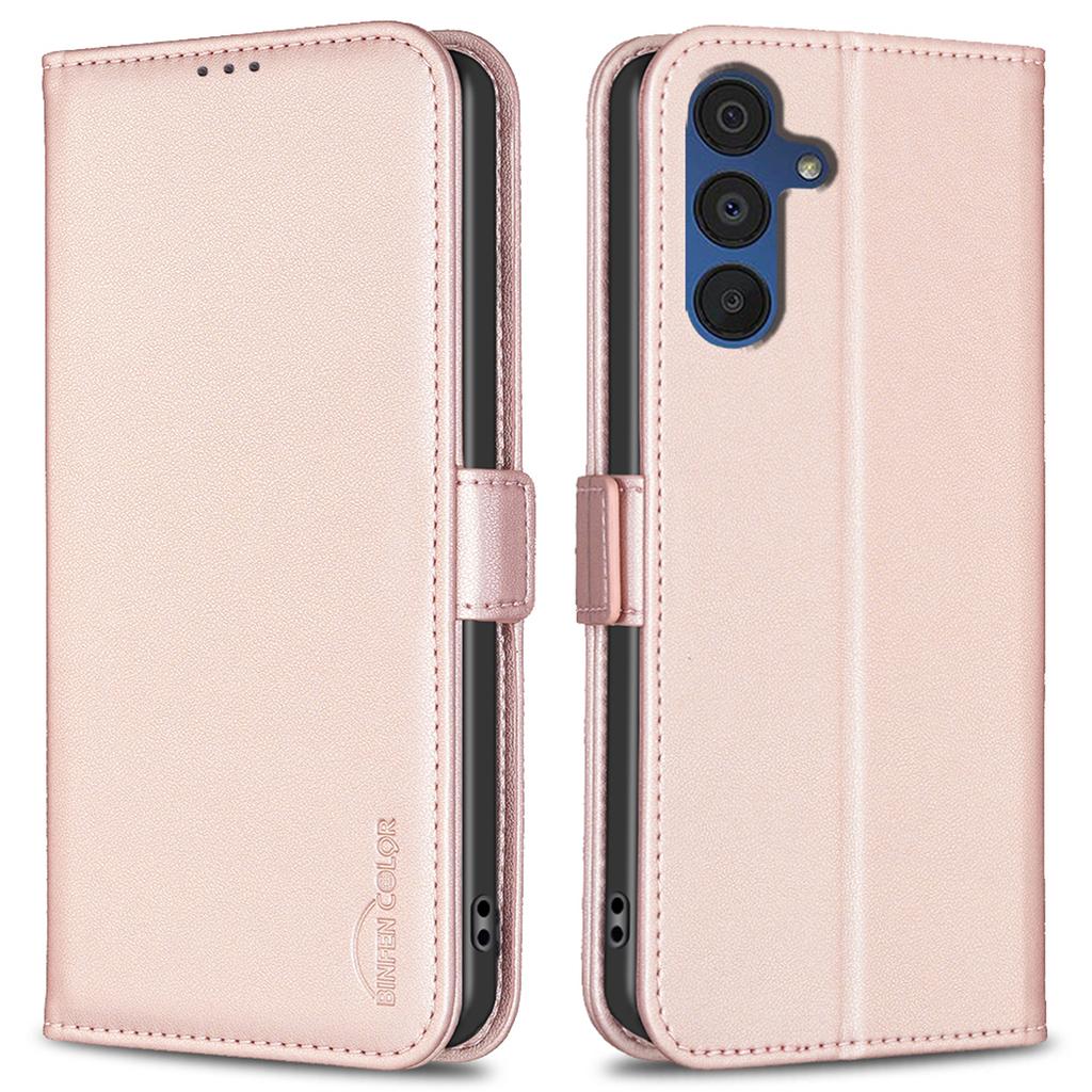BINFEN COLOR BF31 For Samsung Galaxy A36 5G Case PU Leather Flip Folio Phone Wallet Cover