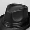 Top Hat Men'S Middle-Aged And Elderly Hat Men'S Winter British Jazz Hat Autumn And Winter Gentleman'S Hat Casual Elderly Dad Leather Hat