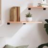 VidaXL Wall Shelf 40x50x2 Cm Solid Untreated Oak Wood 363512