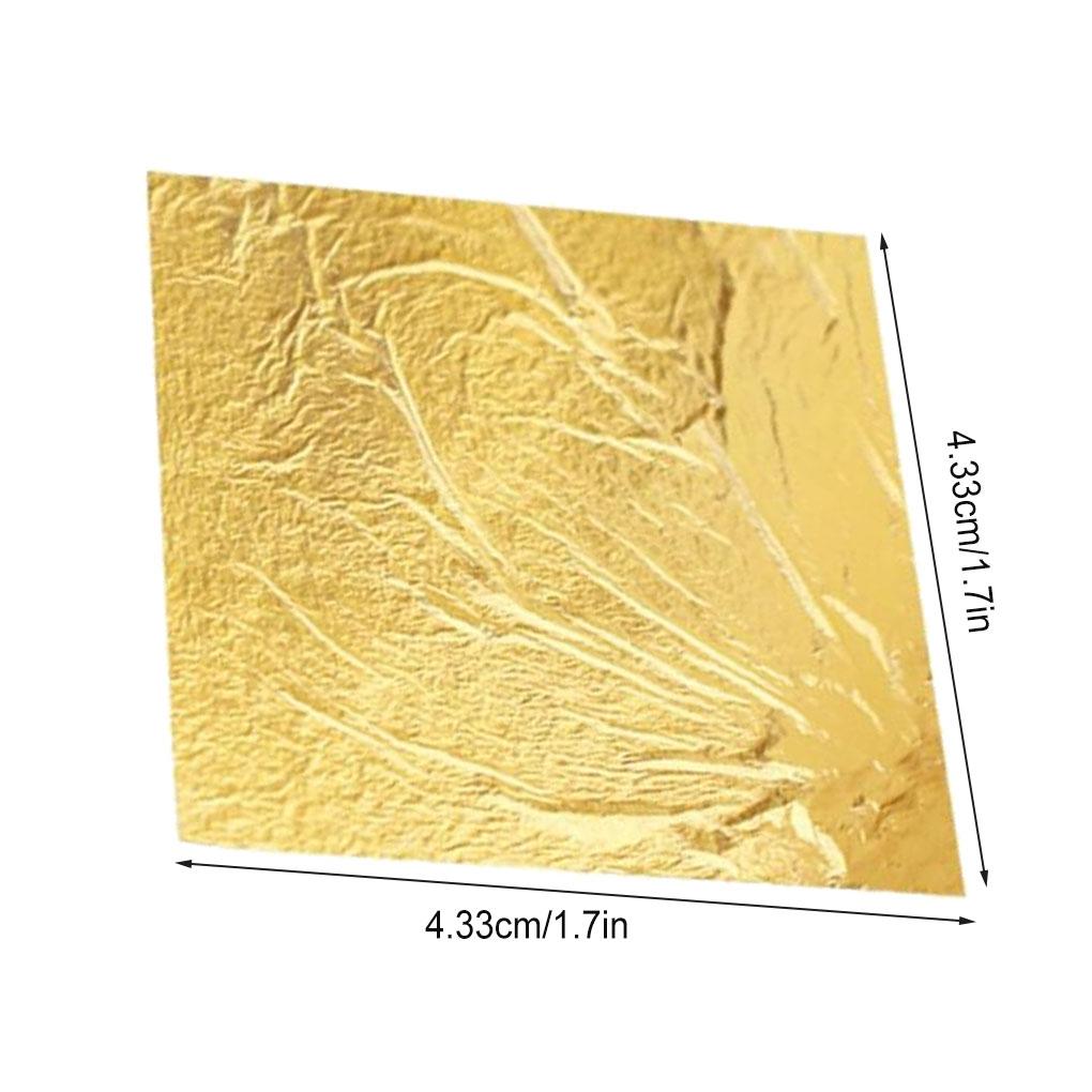 Декоративный золотой лист для лица, тела, обрезаемая ультратонкая фольга, бумага, поверхность, позолота, украшение, ручная работа, упаковка, декор