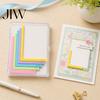 Cardstock Corner Guide Paper Crafting Alignment Guides with Storage Case, 5 Pcs Color-Coded L-Shaped Stacking Ruler Spacers Size Tabs for Card Making,