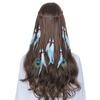 Haimeikang Bohemian Hippie Headband Dream Catcher Feather Headdress Fashion Peacock Feather Headbands Hair Accessories