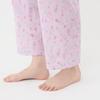 Gunze Long Sleeve Pajamas with Elastic Sleeve and Leg No Side Soft Willow Cream Women's Holes, Seams, Fabric,