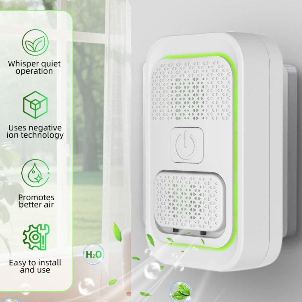 Small Air Cleaner Portable Negative Ion Generator Smoke Removal Air Purifier Home