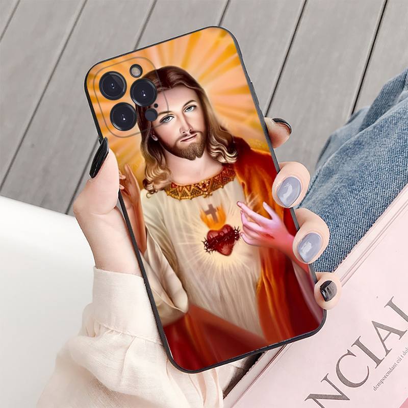 Чехол для телефона Jesus Christ God Bless You, силиконовый мягкий для iPhone 14 13 12 11 Pro Mini XS MAX 8 7 6 Plus X XS XR