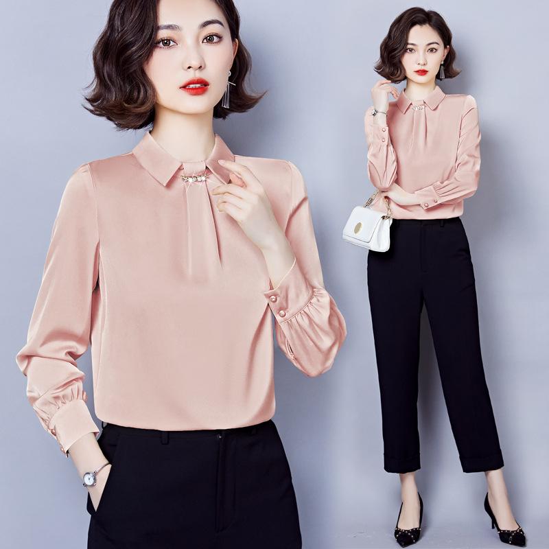 Summer Women's Clothing Style Shirt Women's Blouse Silk Chiffon Shirt Fashionable Shirts