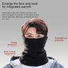 1Pc Neck Scarves Fashion Lining Thickened Face Mask Windproof Keep Warm Warmer Solid Color Polyester