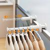 1 шт. Телескопическая дорожная вешалка для одежды Портативная для путешествий и командировок Отельная комнатная складная вешалка для одежды Без сверления Артефакт для сушки