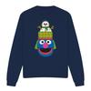 Sesame Street Unisex Adult Grover Nutcracker Christmas Sweatshirt