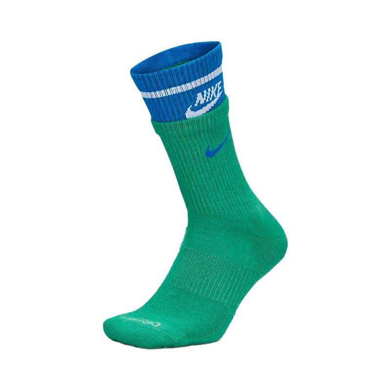 Nike Носки с манжетой Унисекс 1 пара Stadium Green, Laser Orange, White FN3148-300