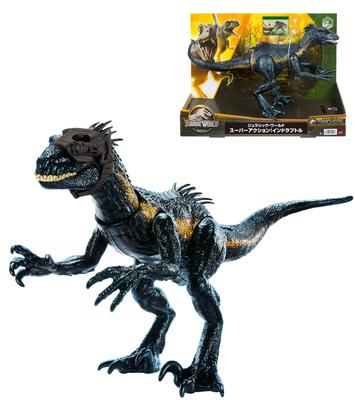 Mattel Мир Юрского периода Супер Экшн Индораптор [Общая длина: приблизительно. 16,5 дюймов (41 см)] [Возраст 4 года и старше] HKY11