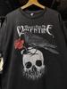 Футболка Bullet For My Valentine Ворон Ретро Классический Стиль Черная Унисекс Футболка KH9835