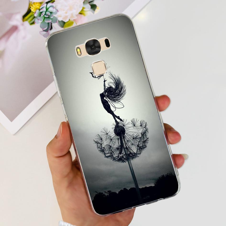 Чехол для Asus ZenFone 3 Max ZC553KL Популярный Цветок Бабочка Мягкий Силиконовый Чехол для Телефона Для ASUS X00DD X00DDA XOODD ZC553KL Funda