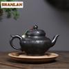 330ml Authentic Yixing Purple Clay Teapots Handmade Phoenix Laughing Sakura Pot Raw Ore Stone Yellow Mud Kettle Zisha Tea Set