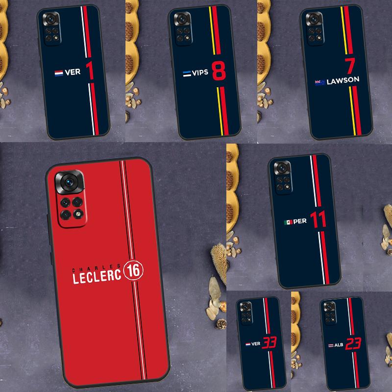 Номер F1 Формула 1 Для Xiaomi Redmi 9A 9C 9T 10C 12C Чехол Для Redmi Note 9 8 10 11 12 Pro 10S 11S 12S Чехол